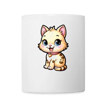 Playful Kitty - Cute and Adorable - Tasse - Weiß - Vorne