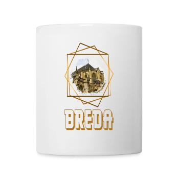 Breda Pays-Bas Ville Skyline Home Amour - Mug blanc - blanc - Devant