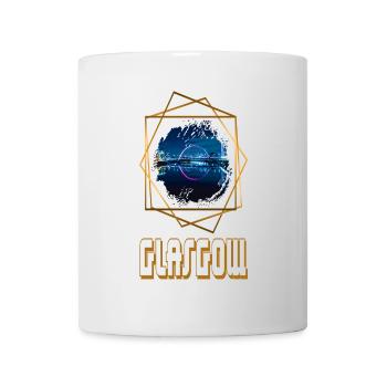 Glasgow Schottland Stadt Skyline Liebe Gold - Tasse - Weiß - Vorne