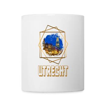 Utrecht Netherlands Holland Skyline City Gold - Mug - white - Front