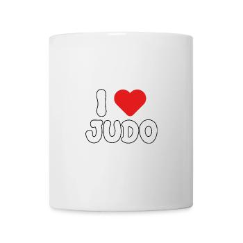 Ich liebe Judo - Tasse - Weiß - Vorne