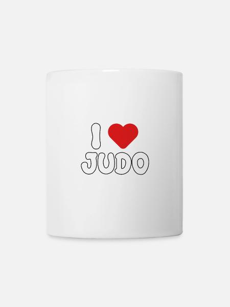 Ich liebe Judo - Tasse - Weiß