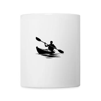 Small manoeuvrable kayak boat for large kayak tours - Mug - white - Front