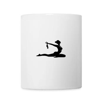 Dancer posture expression balance and body awareness - Mug - white - Front