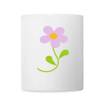 Flower pastel flower flowers pastel flowers lilac - Mug - white - Front