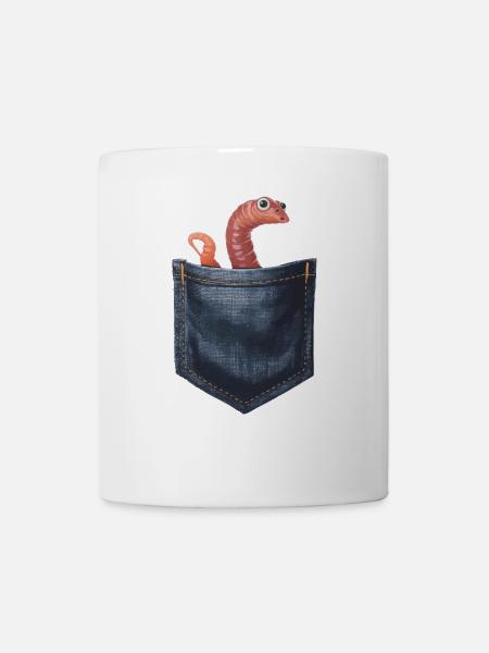Wurm - Tasse - Weiß