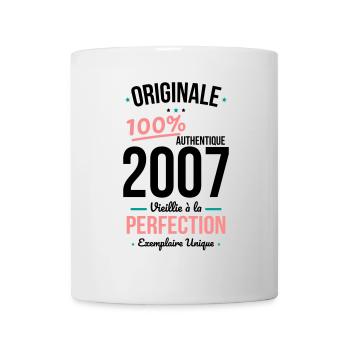 18. Geburtstag - Original 2007 - Tasse - Weiß - Vorne