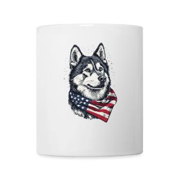 Alaskan Malamute - Tasse - Weiß - Vorne