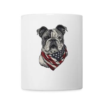 Bulldogge - Tasse - Weiß - Vorne