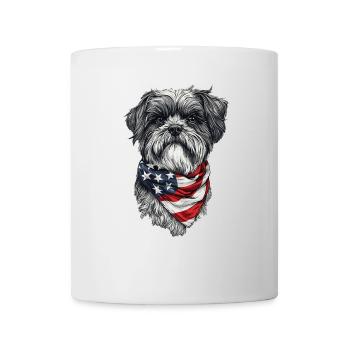 Lhasa Apso - Tasse - Weiß - Vorne