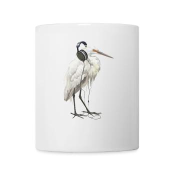 Reiher Vogel - Tasse - Weiß - Vorne