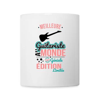 Bester Gitarrist der Welt - 100% genial - Tasse - Weiß - Vorne
