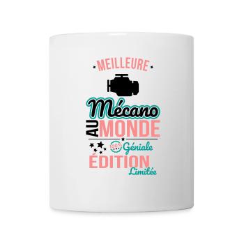 Best Mechanic in the World - 100% Awesome - Mug - white - Front