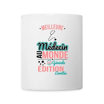 Best Doctor in the World - 100% Awesome - Mug - white - Front