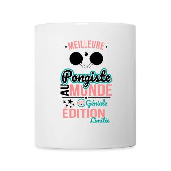 Best Table Tennis Player in the World - 100% Awesome - Mug - white - Front