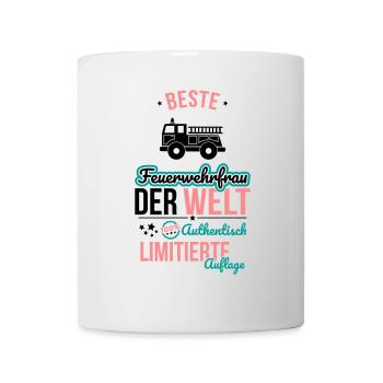 Best Firefighter in the World - 100% Authentic - Mug - white - Front