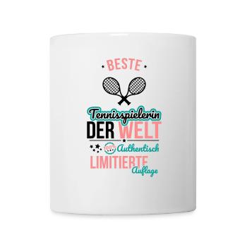 Best Female Tennis Player in the World - 100% Authentic - Mug - white - Front