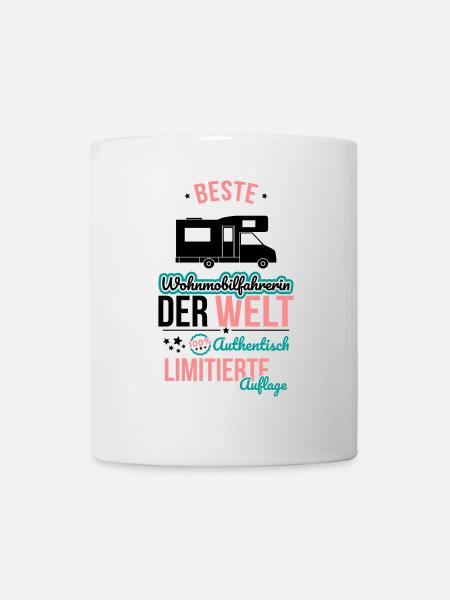Meilleure conductrice de camping-car - 100 % authentique - Mug blanc - blanc