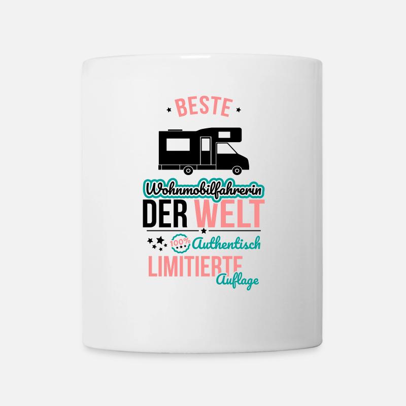 Beste Wohnmobilfahrerin - 100% Authentisch - Tasse - Weiß