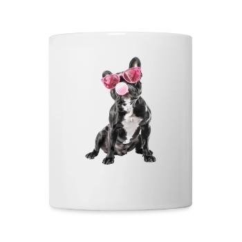 Boston Terrier - Tasse - Weiß - Vorne