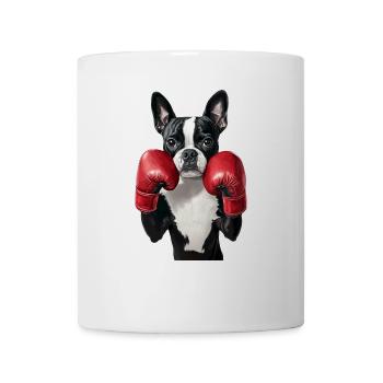 Boston Terrier - Tasse - Weiß - Vorne