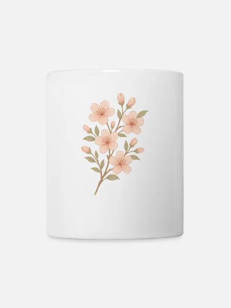 Flowers - Tasse - Weiß