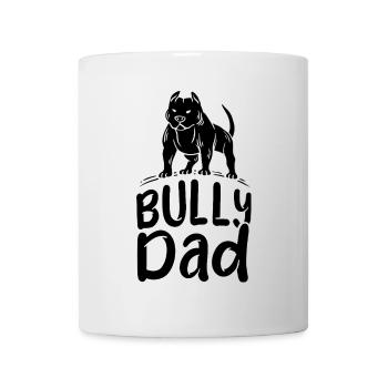 Fier papa intimidateur pour les amoureux des chiens - Mug blanc - blanc - Devant