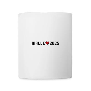 Malle 2025 Coeur - Mug blanc - blanc - Devant