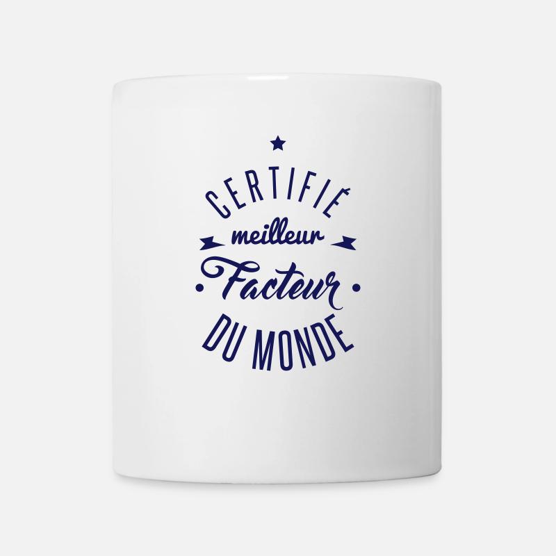 meilleur facteur du monde - Mug blanc - blanc