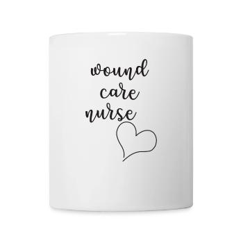 Soins des plaies Infirmière Infirmière Coeur - Mug blanc - blanc - Devant