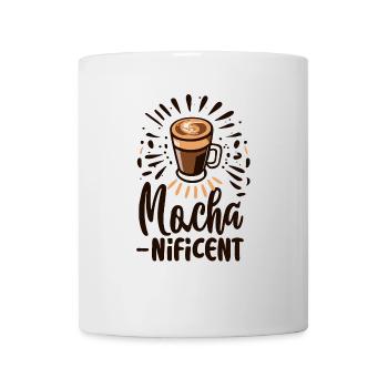 Moka-nificent Funny Coffee Word Game - Mug blanc - blanc - Devant