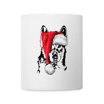 Tschechoslowakischer Wolfhund Weihnachten Wilsigns - Tasse - Weiß - Vorne