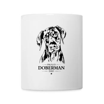 Doberman Dad Hunde Hund Dobermann Wilsigns - Tasse - Weiß - Vorne