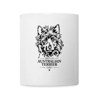 Australian Terrier Dad Hunde Hund Wilsigns - Tasse - Weiß - Vorne
