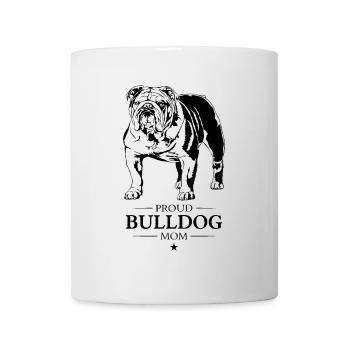 Maman bouledogue anglais bouledogue chiens Wilsigns - Mug blanc - blanc - Devant