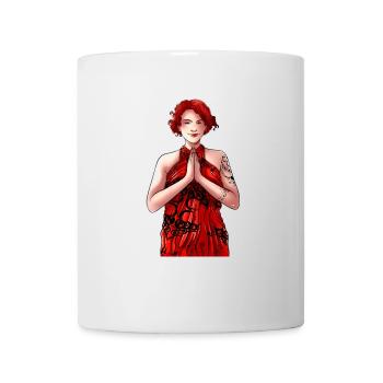 Namasté - Tasse - Weiß - Vorne