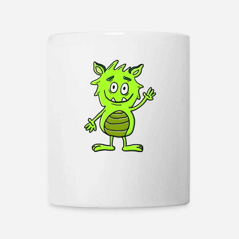 Monster - Tasse - Weiß
