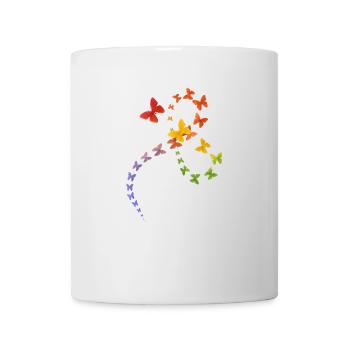 Rainbow Butterfly - Mug - white - Front