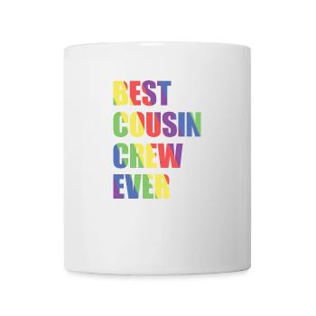 Meilleur équipage de cousin jamais - Mug blanc - blanc - Devant
