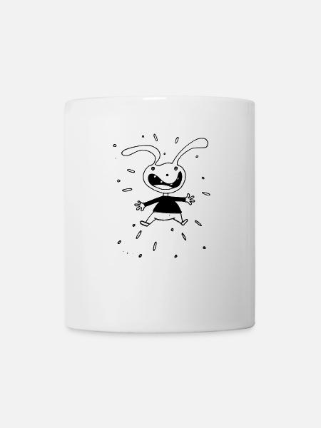 CRABY RABBIT. Bunny Crazy. - Mug blanc - blanc