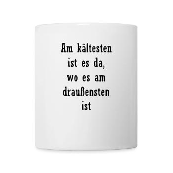 Winter Spruch lustig - Tasse - Weiß - Vorne