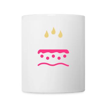 Birthday cake - Mug - white - Front