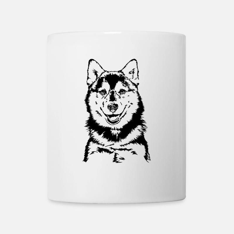 POMSKY Hunde Hund Wilsigns Hundeportraits - Tasse - Weiß