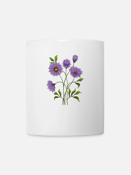 Bunte blumen - Tasse - Weiß