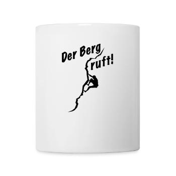 Der Berg ruft - Tasse - Weiß - Vorne