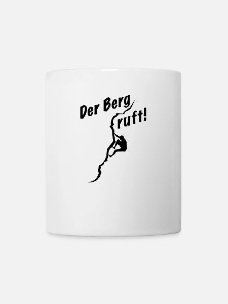 Der Berg ruft - Tasse - Weiß