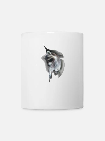 Raccoon attempted escape - Mug - white