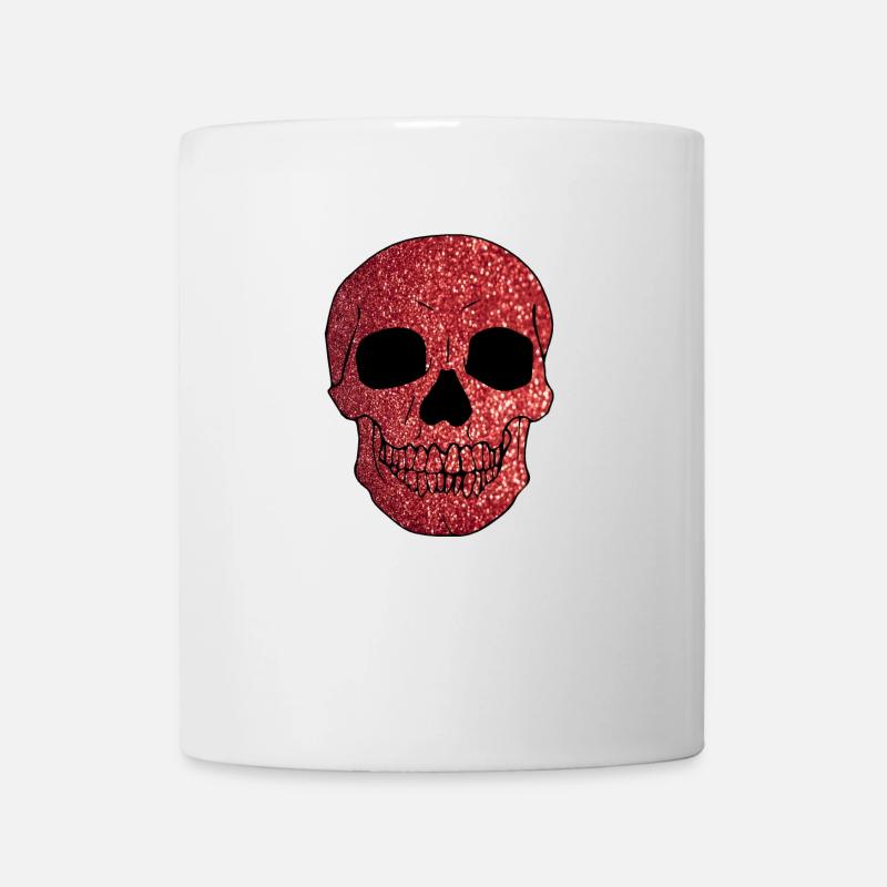 Totenkopf - Tasse - Weiß
