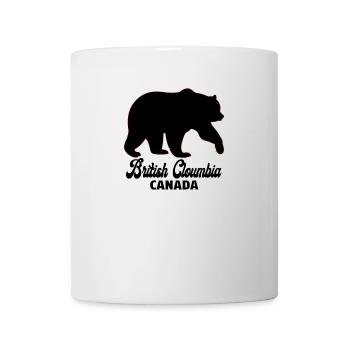 Cloumbia britannique Canada - Mug blanc - blanc - Devant
