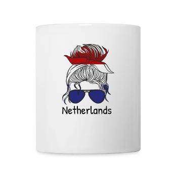 Niederlande Flagge Holland Niederländische Fahne - Tasse - Weiß - Vorne
